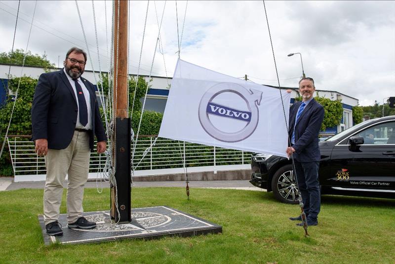 Admiral of the Royal Cork Yacht Club Colin Morehead with George Mills, Managing Director Motor Dealerships – Johnson & Perrott - photo © Bob Bateman