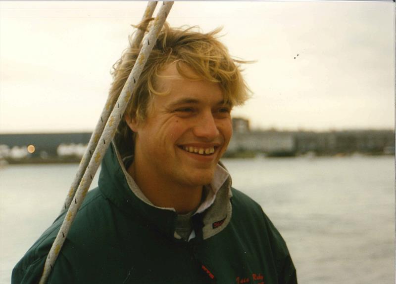 Square winning Skipper (Ariel) Alex Thomson in 1996 photo copyright Clipper Race taken at 