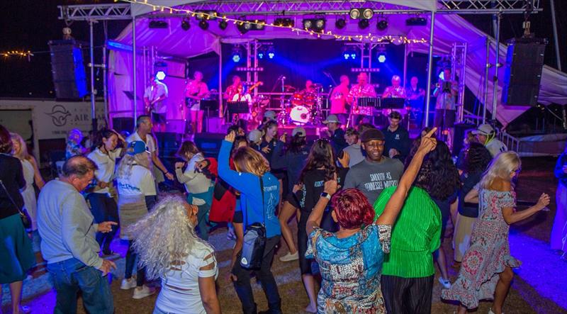 Crews rock to the music at Whitsunday Sailing Club - Airlie Beach Race Week - photo © VAMPP Photography