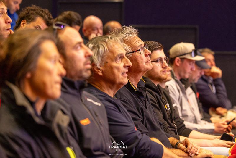 Briefing Securite de The Transat CIC photo copyright Alexis Courcoux taken at 