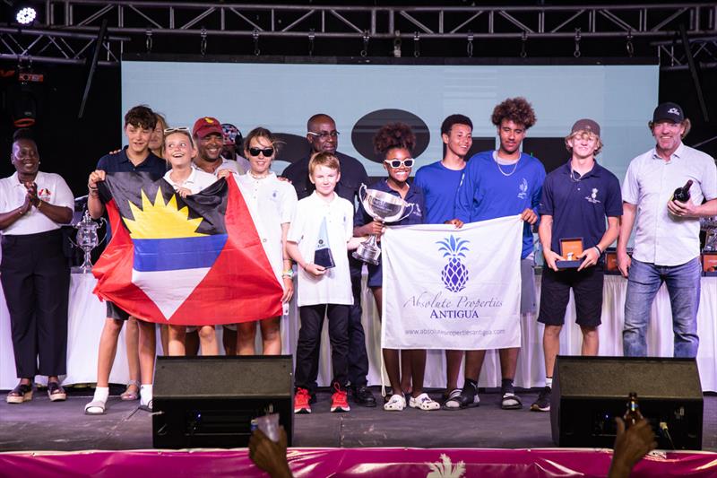 Legacy Class winners: Tyler Jones' J/30 Absolute Properties Blue Peter (ANT) - Antigua Sailing Week photo copyright Paul Wyeth/pwpictures.com taken at Antigua Yacht Club