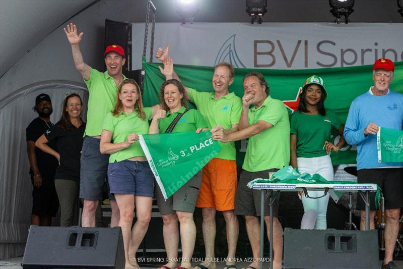 Day 2 Prizegiving with Heineken awards at 2026 BVI Spring Regatta & Sailing Festival photo copyright Tidal Pulse / Andrea Azzopardi taken at Royal BVI Yacht Club
