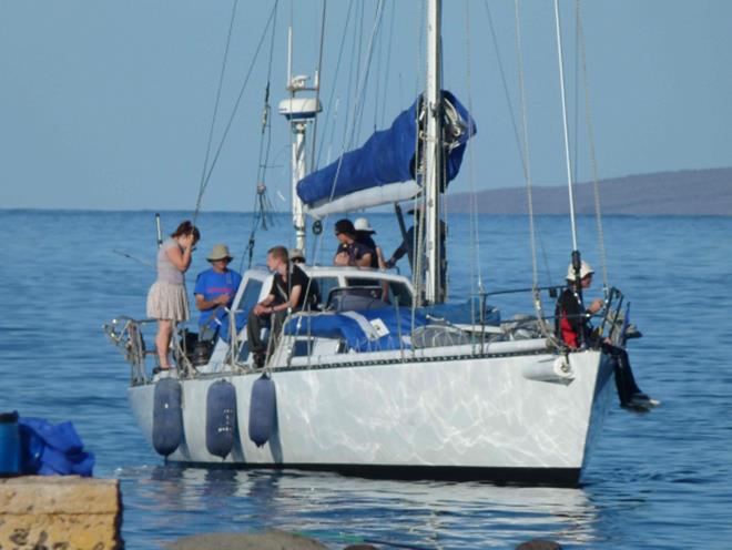 2012 Vic-Maui International Yacht Race - Incantation Finish photo copyright Vic-Maui taken at Royal Vancouver Yacht Club