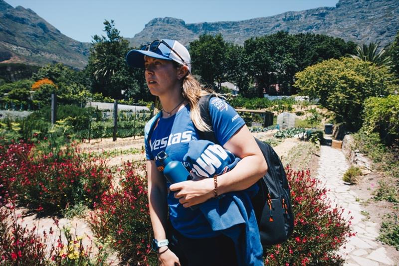 Hannah Diamond, sailor for Vestas 11th Hour Racing in Oranjezicht City Farm photo copyright Atila Madrona / Vestas 11th Hour Racing taken at 