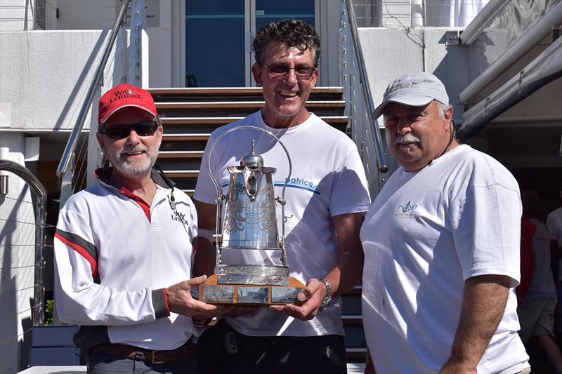 Warwick Sherman, Tony Kirby and Larki Missiris with the CYCA Trophy Series 2017 photo copyright CYCA taken at Cruising Yacht Club of Australia