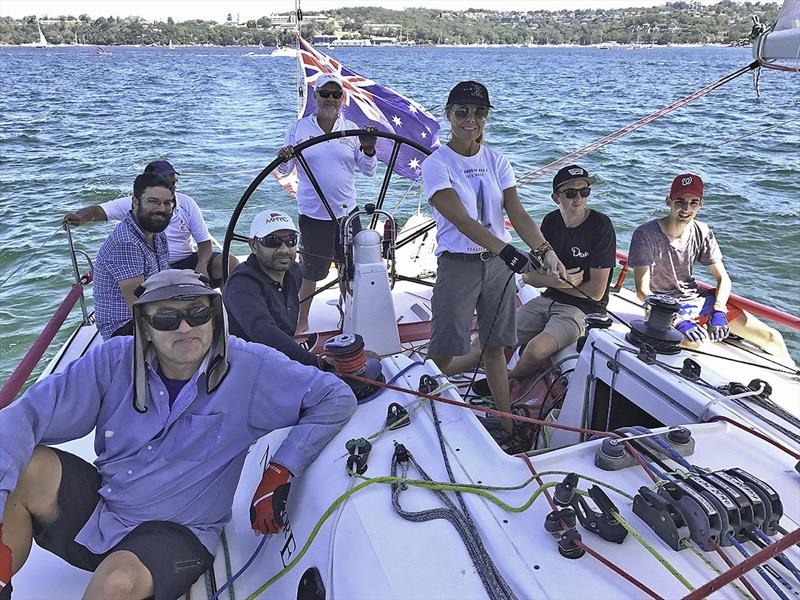 MySail crew participate in a yacht race on Sydney Harbour on-board Bryan Moore's Shibumi. - photo © MySail