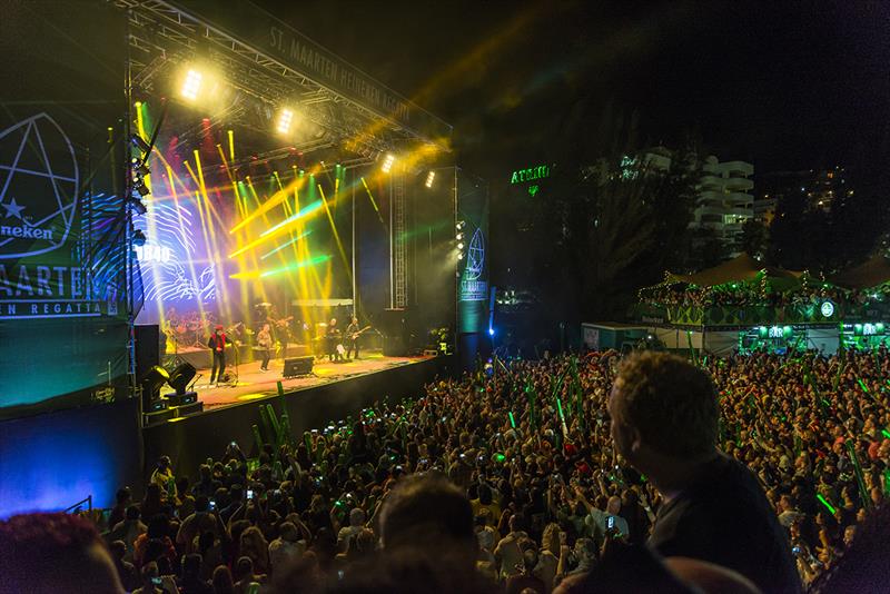 UB40 performing last year at the St. Maarten Heineken Regatta  photo copyright Carib Web Services taken at 