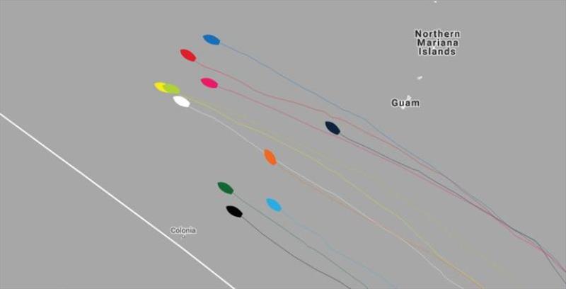 Current positions – Clipper Round the World Yacht Race 7: The Forever Tropical Paradise Race, Day 14 photo copyright Clipper Race taken at 