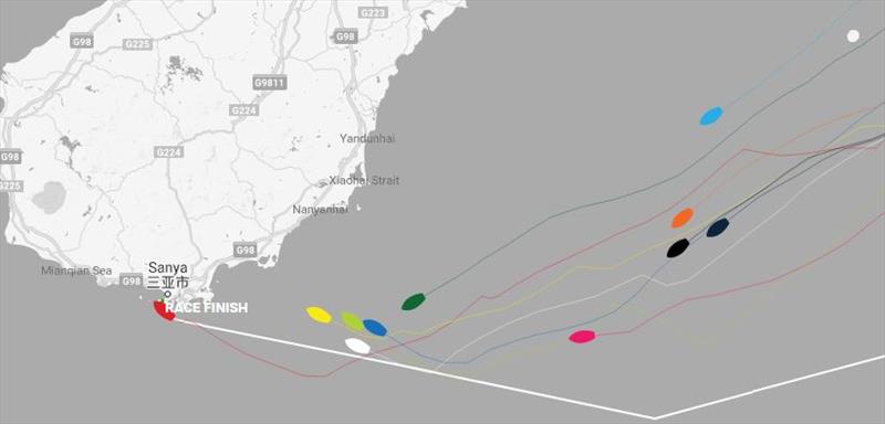 Current positions – Clipper Round the World Yacht Race 7: The Forever Tropical Paradise Race, Day 23 photo copyright Clipper Race taken at 