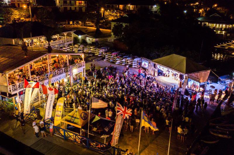 Celebrations all round at the 10th edition RORC Caribbean 600 prizegiving held at Antigua Yacht Club photo copyright RORC / Arthur Daniel taken at Antigua Yacht Club