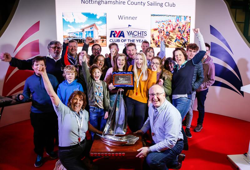Nottinghamshire County Sailing Club named RYA and Yachts & Yachting Club of the Year photo copyright Paul Wyeth taken at RYA Dinghy Show