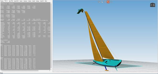 A screenshot from VPP, the NDS tool that Integrates rig, sail, hull and appendage performance data allowing North Sails designers to customize and refine sails for virtually any boat with unprecedented precision photo copyright North Sails taken at 