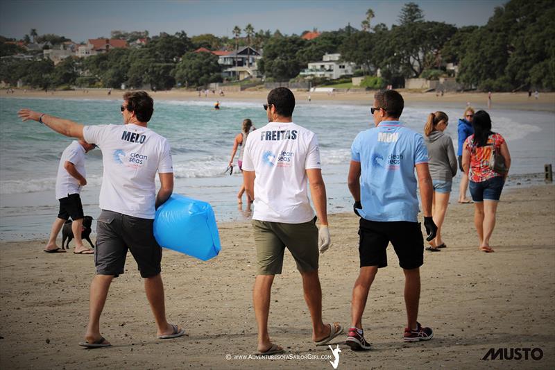 Volvo Cleap Up: Lovers of sailing show their love for the ocean - photo © Nic Douglass / www.AdventuresofaSailorGirl.com