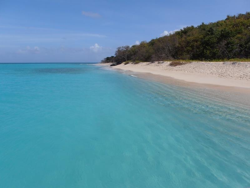 The stunning beaches on Buck Island, St Croix - photo © Sue Pelling