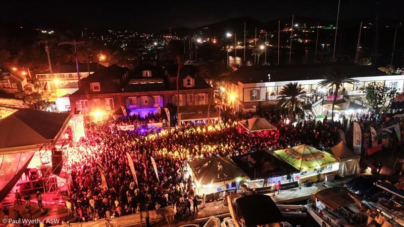 Tarrus Riley, DJ Private Ryan and DJ Puffy rock Nelson's dockyard - Antigua Sailing Week 2018 - photo © Paul Wyeth/ASW