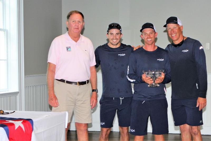Jason Michas and his team along with PRO, Tommy Harken on far left - U.S.  Melges 20 National Championship