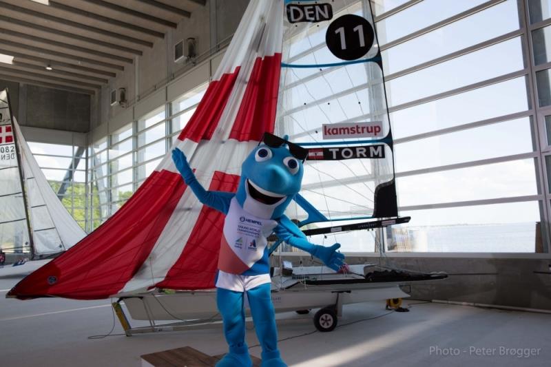 `Skipper` - the official mascot of the Hempel Sailing World Championships Aarhus Denmark 2018 photo copyright Peter Brøgger taken at 