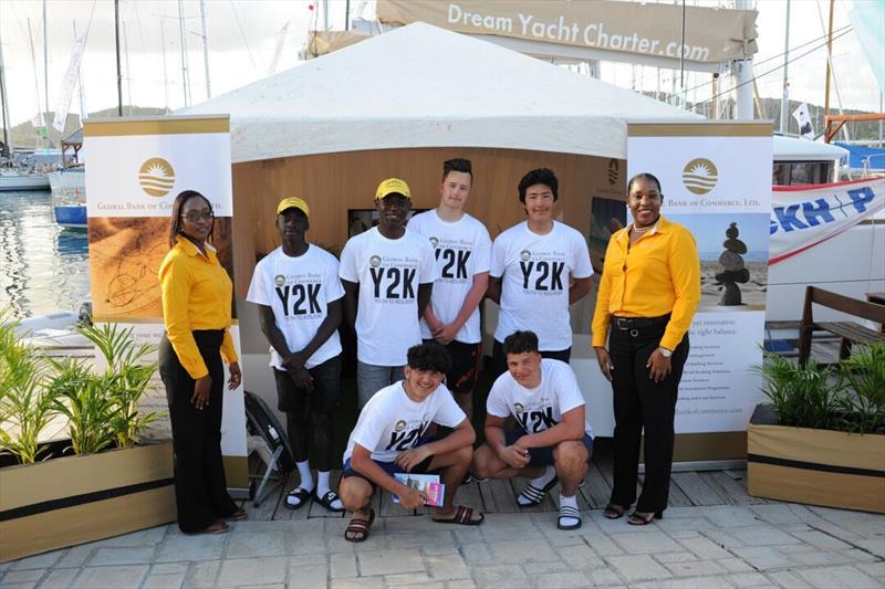 Antigua and Barbuda Minister of Sports, Daryl Matthew with Y2K participants photo copyright Ted Martin taken at Antigua Yacht Club