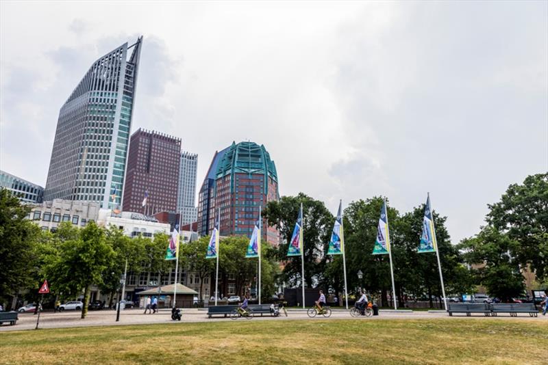 Flags at Central Station photo copyright Valerie Kuypers taken at 