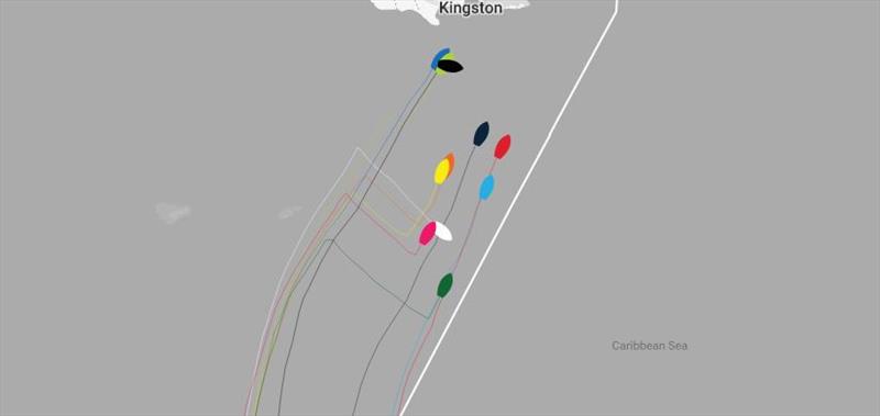 Positions at time of writing – Day 3, Clipper Round the World Yacht Race 11: Nasdaq Race | Panama to New York - photo © Clipper Race