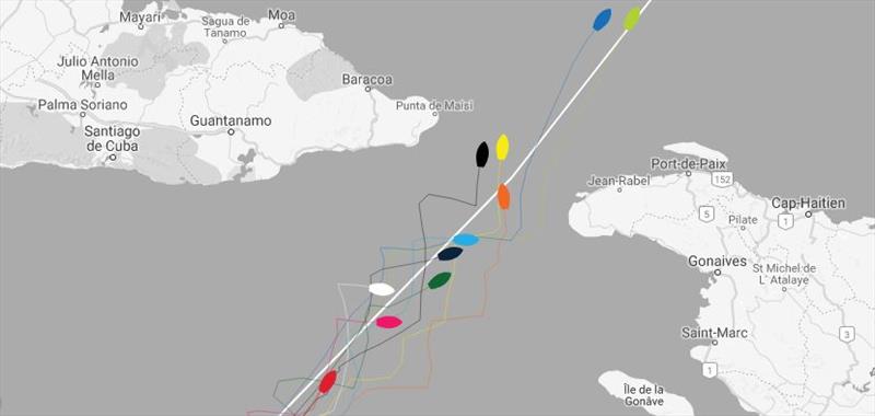 Positions at time of writing – Day 5, Clipper Round the World Yacht Race 11: Nasdaq Race | Panama to New York - photo © Clipper Race