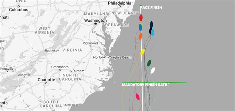 Positions at time of writing – Day 10, Clipper Round the World Yacht Race 11: Nasdaq Race | Panama to New York photo copyright Clipper Race taken at 