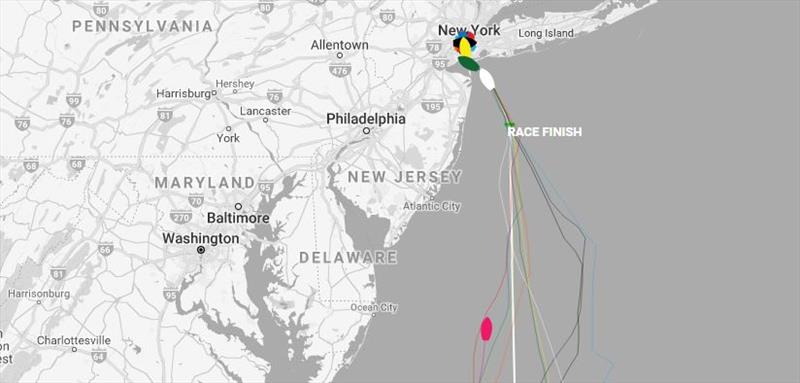 Positions at time of writing – Day 11, Clipper Round the World Yacht Race 11: Nasdaq Race | Panama to New York - photo © Clipper Race