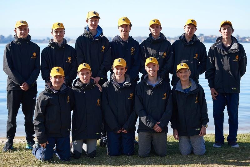 Sailors from The Scots College in Sydney who raced off in the grand final last year photo copyright Jennifer Medd taken at Blairgowrie Yacht Squadron
