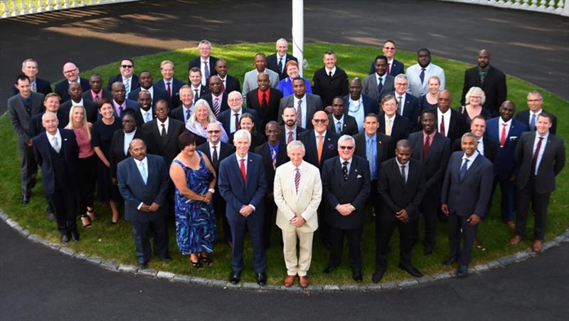 Delegates from across the Red Ensign Group at a special reception hosted by the Lieutenant-Governor of Guernsey, Sir Ian Corder photo copyright Maritime and Coastguard Agency taken at 