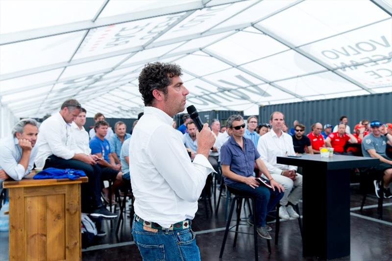 The Hague Stopover. Information session about IMOCA partnership at The Hague - photo © Pedro Martinez / Volvo Ocean Race