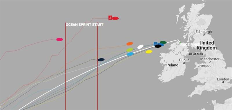 Positions at time of writing – Day 12, Clipper Round the World Yacht Race 12: The LegenDerry Race | New York to Derry-Londondery photo copyright Clipper Race taken at 