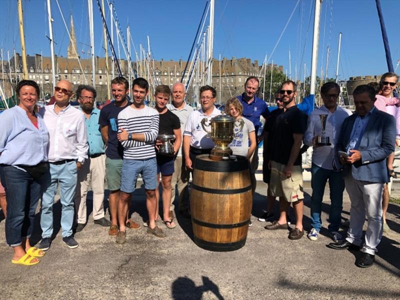 Ster Wenn 5 Crew: Pierre Sallenave, Louis Bonnefon, Charkes Bonnefon, Guilhem Delorme, Julien Delorme, Jean Desjoyeaux, Jerome Sallenave, Arnaud Sallenave, Ludevic Thisselin, Aymeric Velly photo copyright RORC / Jennie Austin taken at Royal Ocean Racing Club