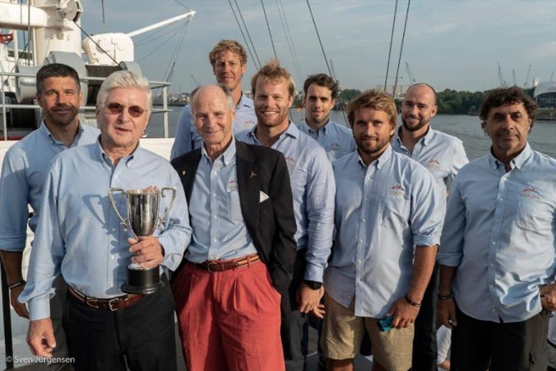 NRV-Member Jens Kellinghusen and his victorious Varuna-Crew photo copyright Sven Jürgensen / AAR taken at Royal Bermuda Yacht Club