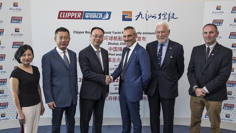 Clipper Round the World Yacht Race reveals multi-million pound partnership with Chinese City of Zhuhai photo copyright Clipper Race taken at 
