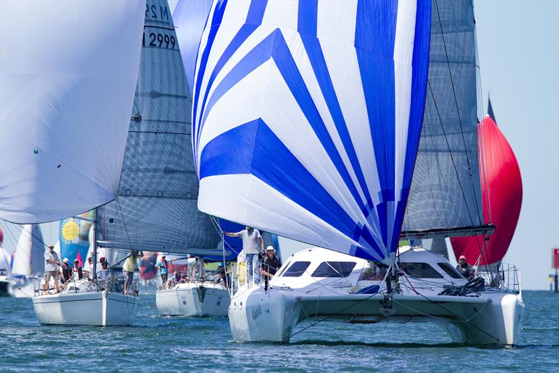 2017 passage race outer Corio Bay Festival of Sails photo copyright Steb Fisher taken at 