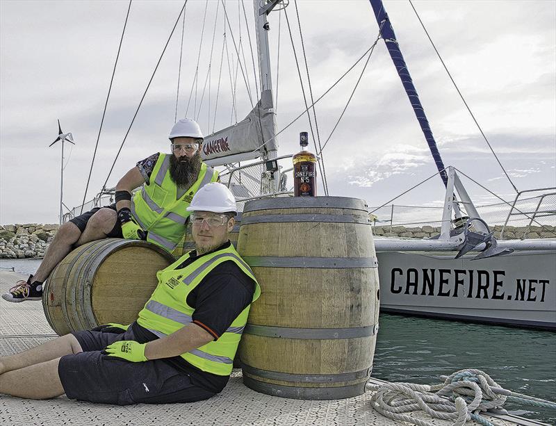 It is so staged that it passes corny, and goes on to being cool. Hard trick to achieve, but well done! Must be the hipster bushranger beards and hi-vis vests photo copyright Clare Passmore taken at 