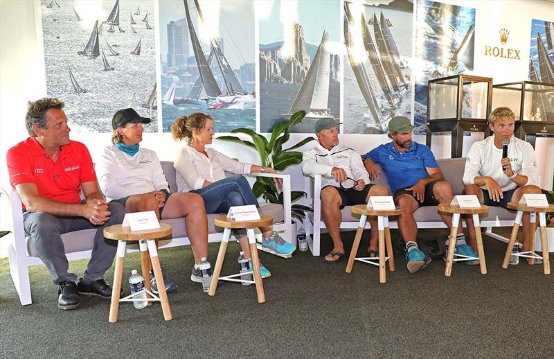 The Panel at Meet the Internationals photo copyright Dale Lorimer taken at Hamilton Island Yacht Club