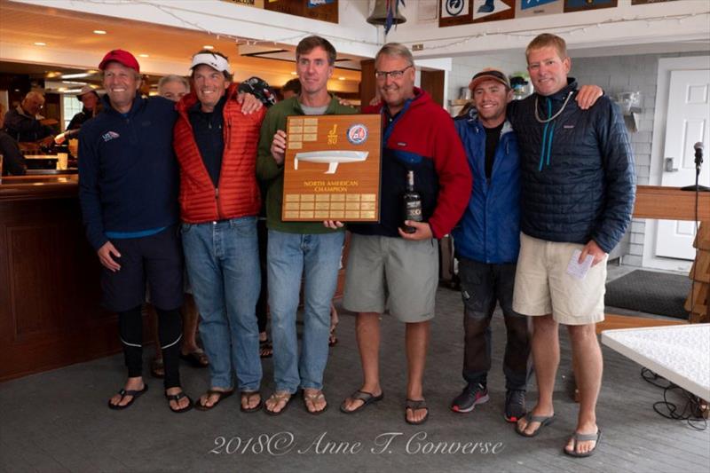 Chip Johns wins the 2018 J/80 North American Class Championship photo copyright Anne T. Converse taken at Beverly Yacht Club