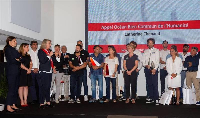 Launch of the Appeal on June 8, 2018 at Monaco Yacht Club for IMOCA Globes series photo copyright Event Media taken at 