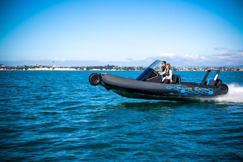 The Sealegs Electric E4 is a better, faster and more powerful amphibious craft  - photo © Sealegs