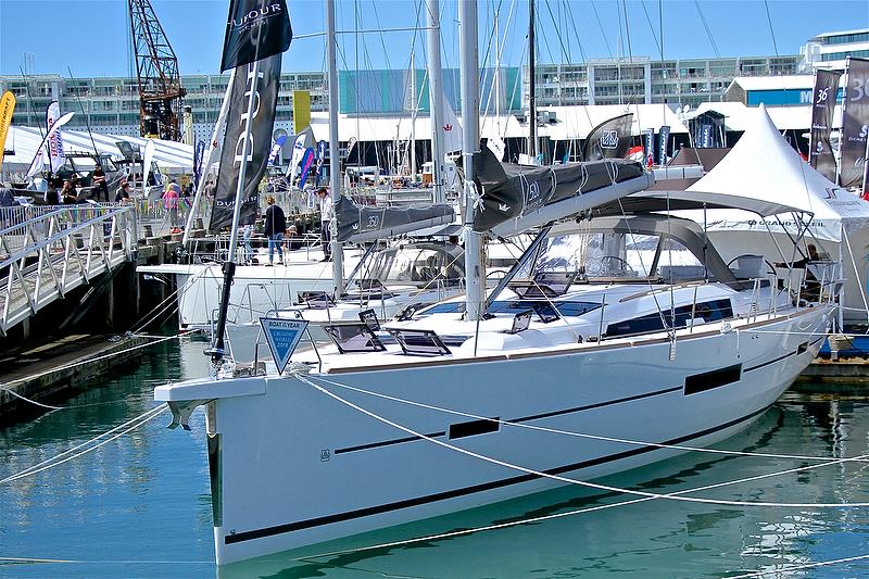 Dufour 520 Grand Large was awarded 2018 Boat of the Year by Cruising World Magazine in the “Best Full Sized Cruiser 50 to 54 feet” category.- Auckland On the Water Boat Show - September 30, 2018 - photo © Richard Gladwell