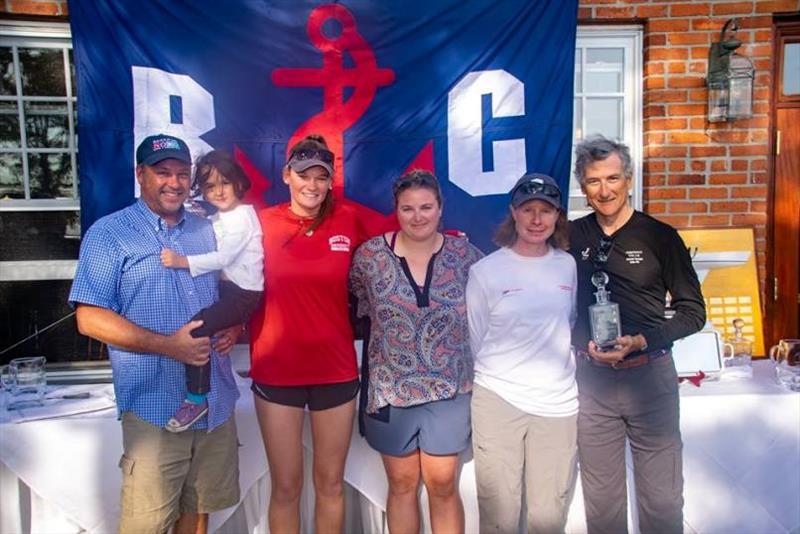 American Yacht Club Fall Series prize-giving photo copyright American Yacht Club taken at 