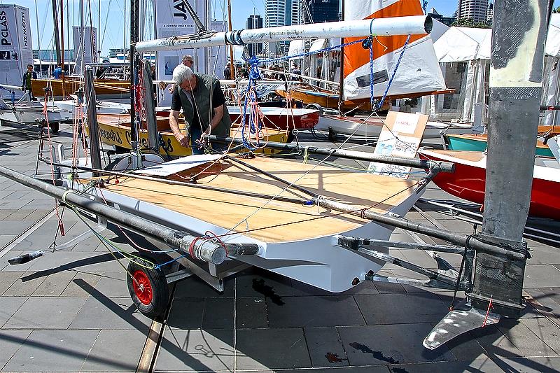 Foiling R class - NZ Dinghy Exhibition 2018 - photo © Richard Gladwell