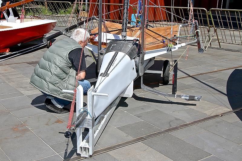 Foiling R class - NZ Dinghy Exhibition 2018 - photo © Richard Gladwell