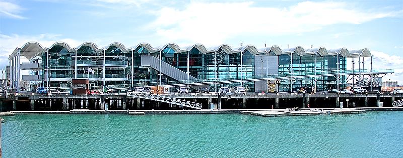 Emirates Team New Zealand base - Viaduct Harbour, Auckland photo copyright Richard Gladwell taken at 