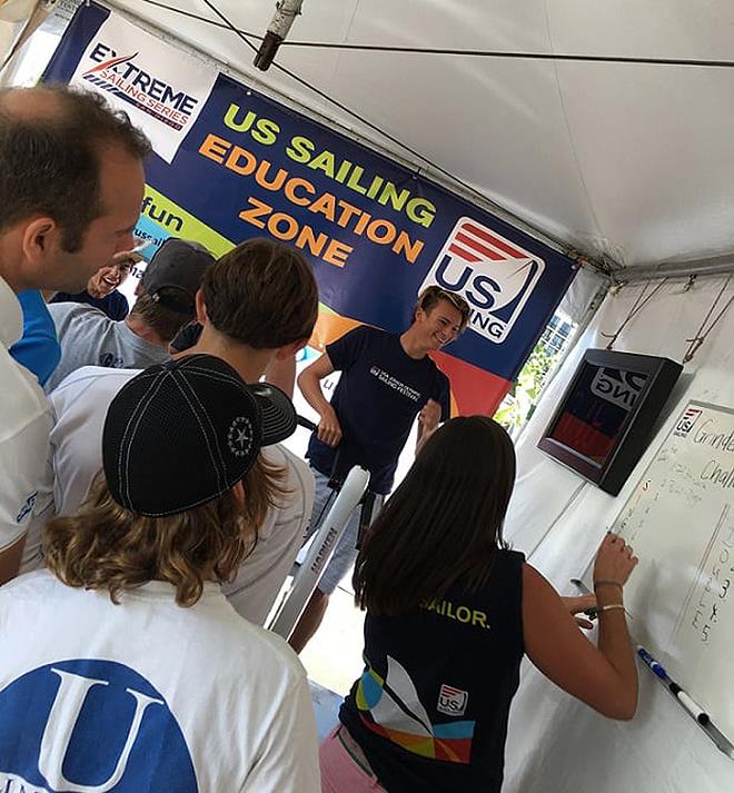 US Sailing Education Zone at Extreme Sailing Series San Diego photo copyright US Sailing taken at 