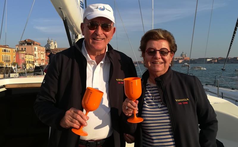 Vittorio and Mariella Moretti, owners of Viriella photo copyright International Maxi Association taken at 