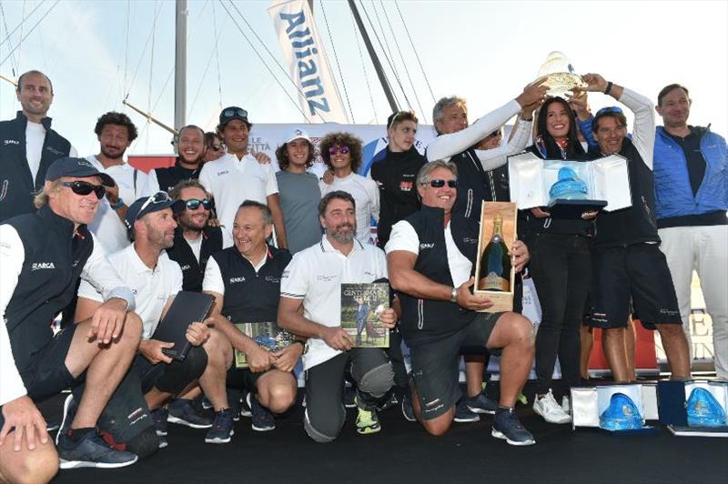 The winning crew of Spirit of Portopiccolo - photo © Matteo Bertolin