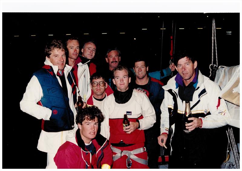 Robin Crawford and his winning 1992 Sydney Hobart crew - photo © Clare Crawford