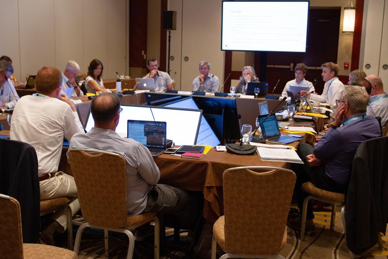 World Sailing - Meetings are in progress daily to go through Submissions and make recommendations to the WS Council photo copyright Daniel Smith taken at 